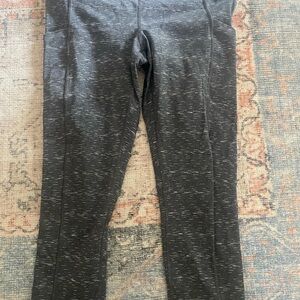 Lucy Black Heathered Leggings